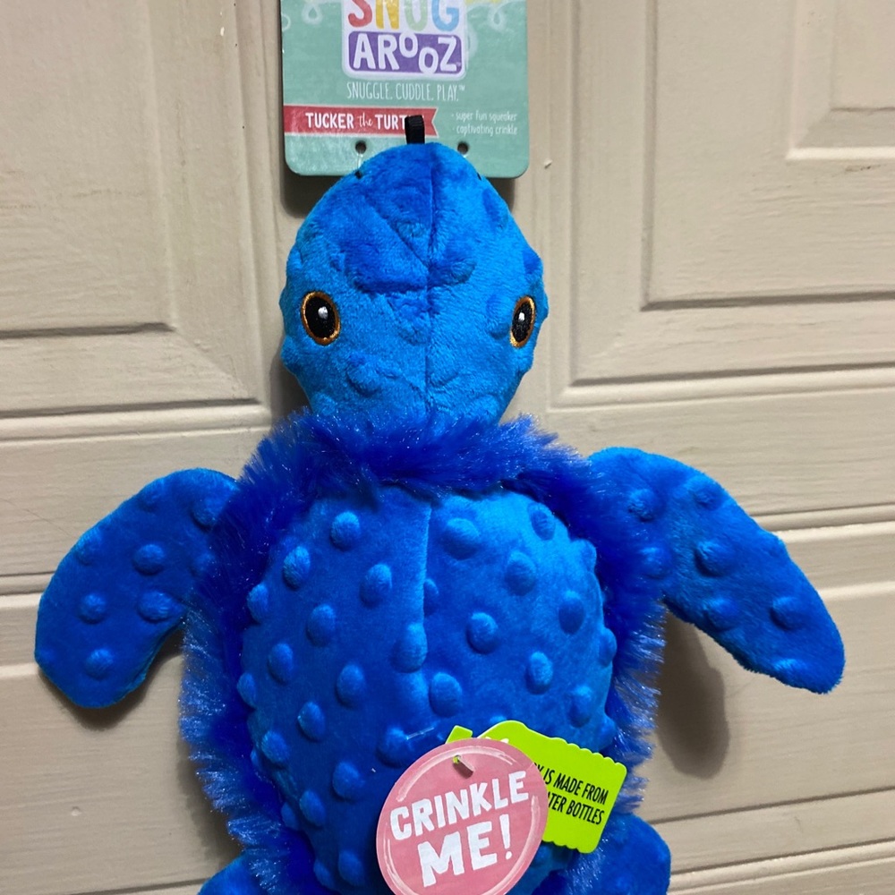 Snug Arooz Turtle Dog Toy With Squeaker